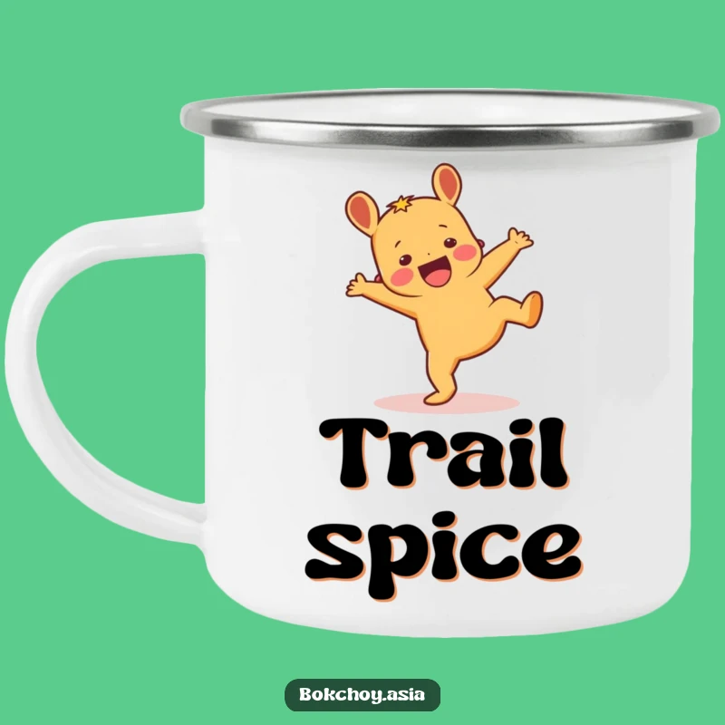 Funny Ginger Cartwheel Camping Mug - Outdoor Energy with this Root Veggie