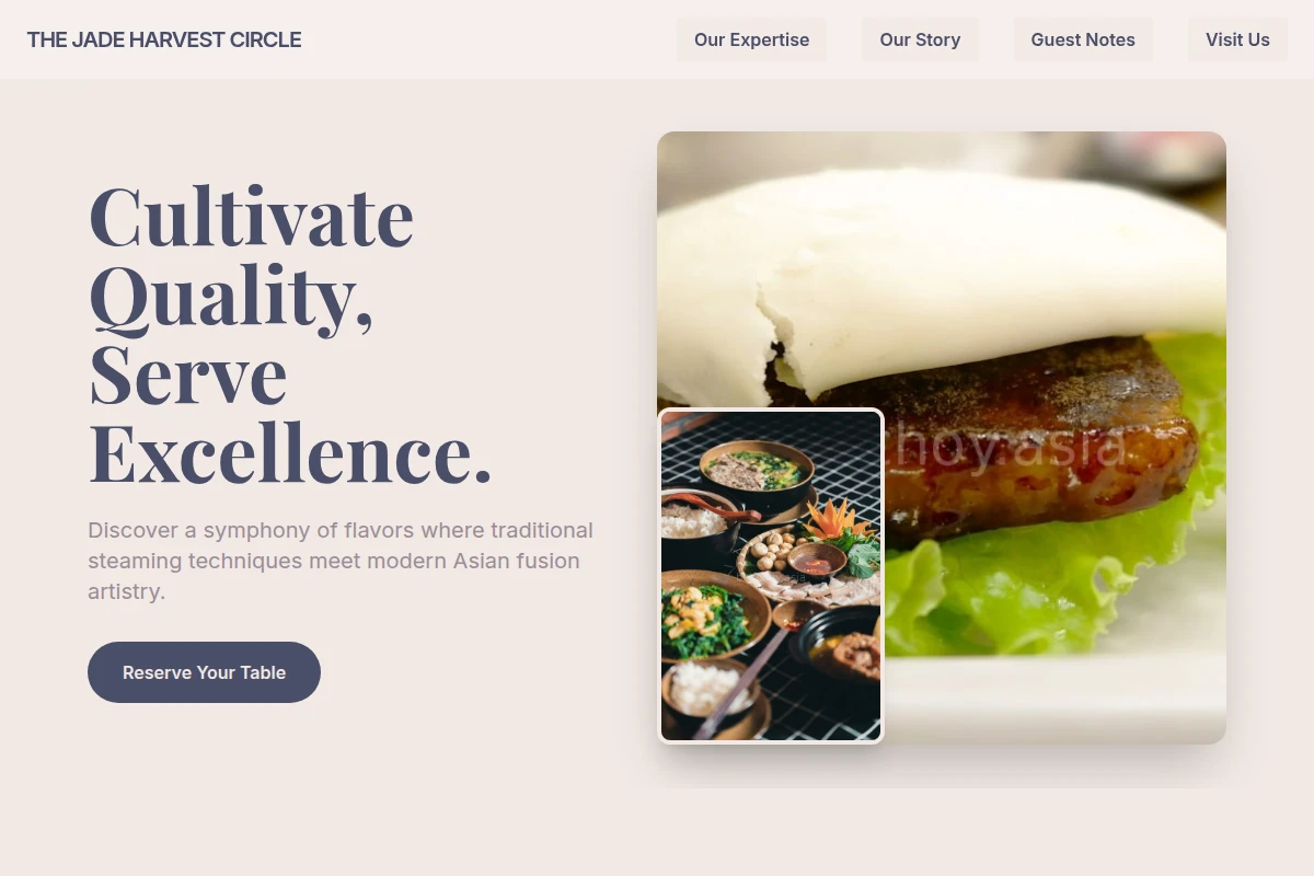 Steamer Asian Fusion Food