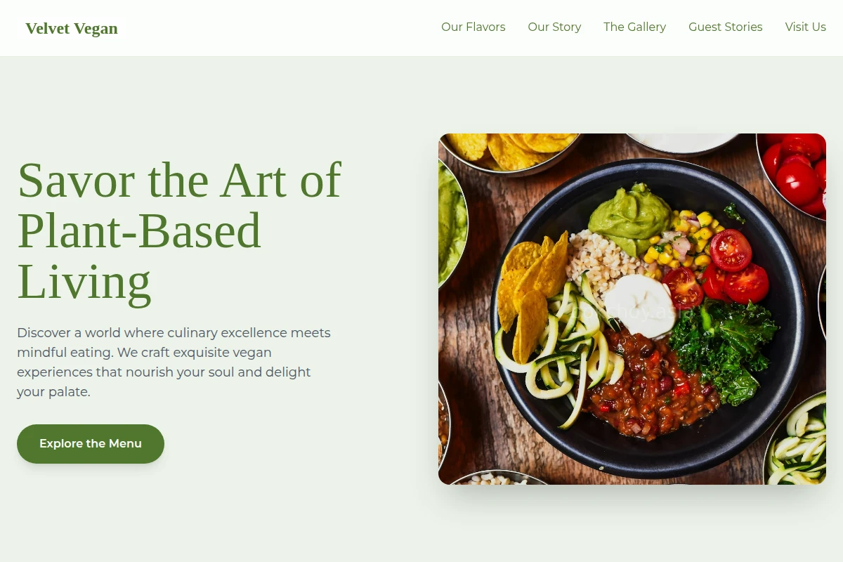Velvet Vegan Food