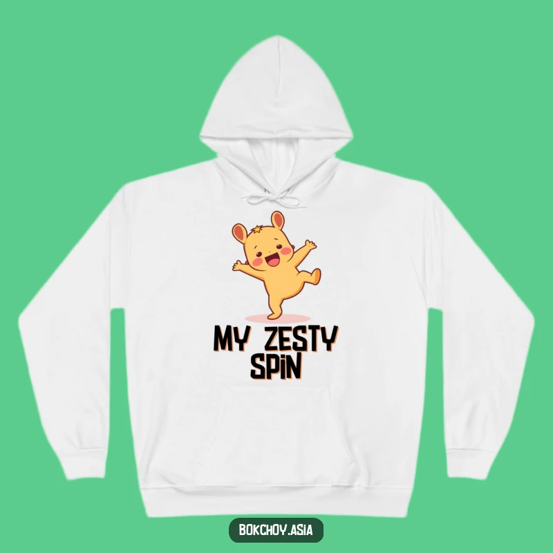 Funny Ginger Cartwheel Hoodie - Cozy and Exciting Root Veggie Apparel