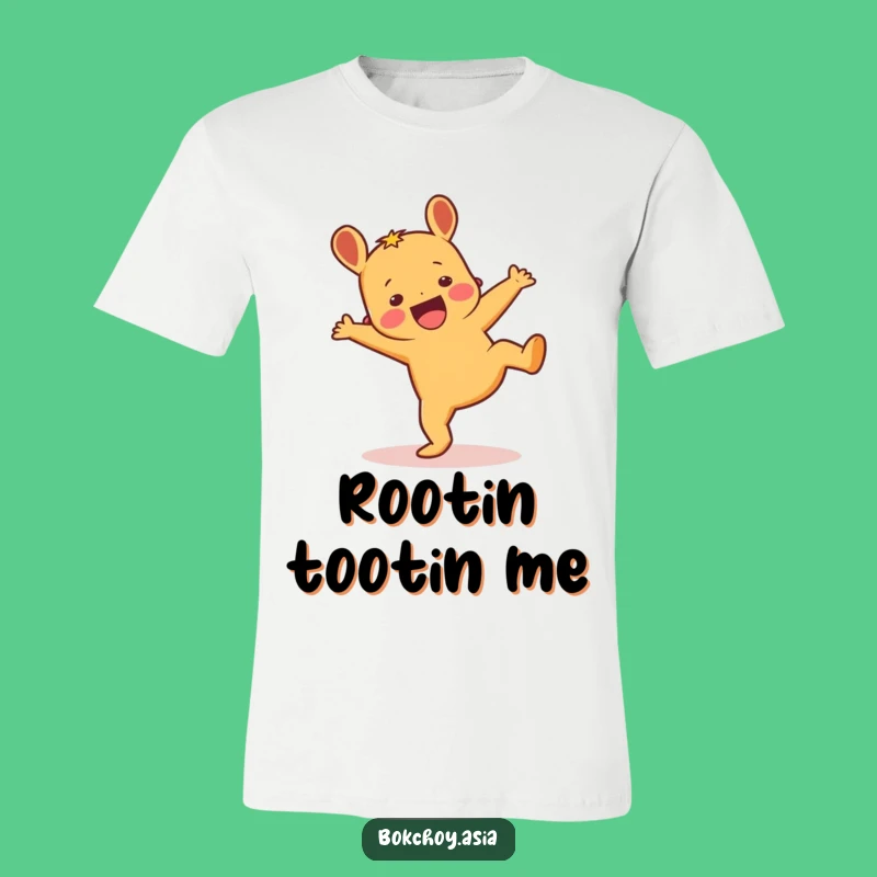 Funny Ginger Cartwheel T-Shirt - Excited Root Veggie for Hilarious Style