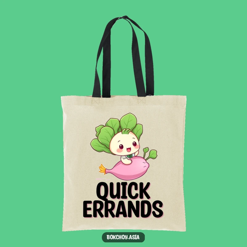Funny Bok Choy Flying Tote Bag - Carry Your Adventure with this Veggie Duo